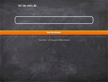 Tablet Screenshot of ist-im-netz.de